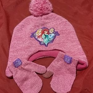❄️Girls hat and glove set